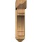 Ekena Millwork Merced Arts and Crafts Rough Sawn Bracket w/ Offset Brace, Western Red Cedar, 8"W x 34"D x 34"H BKT0806X34X34MRC03RWR - alternate 2